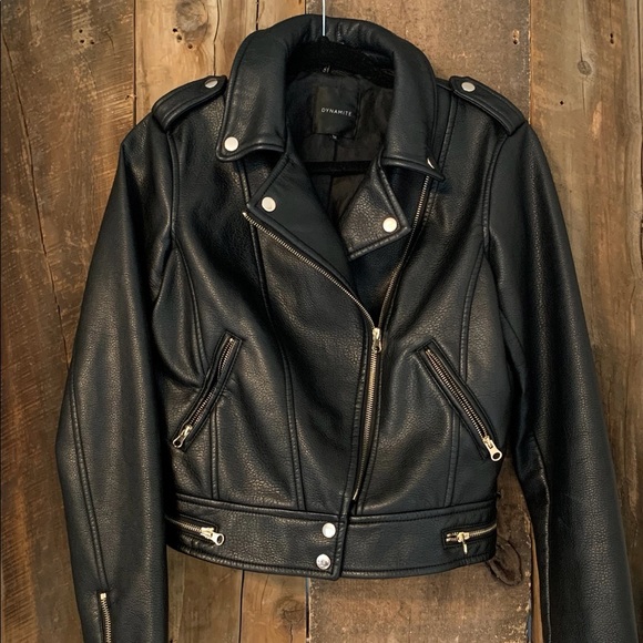 Dynamite leather Motto jacket